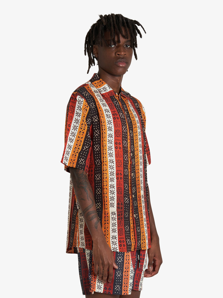 TOOCO camicie con stampa uomo multicolor viscosa