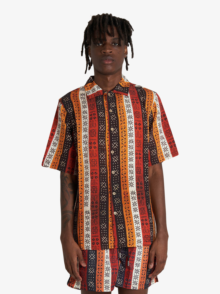 TOOCO camicie con stampa uomo multicolor viscosa