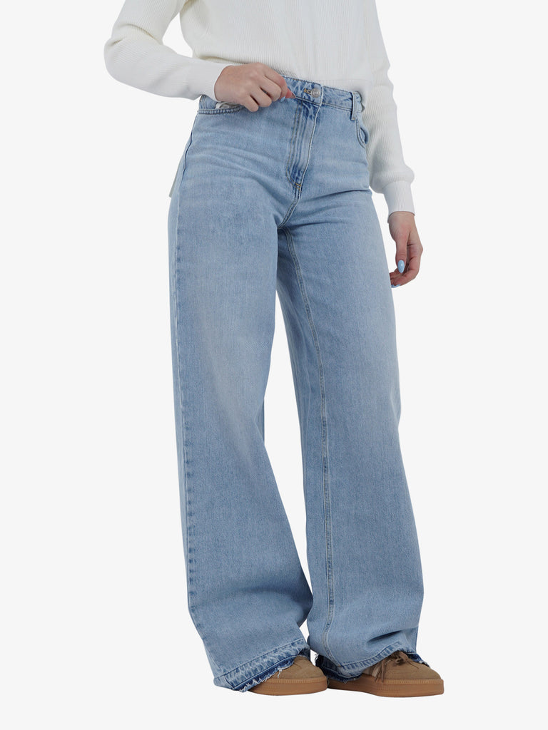 VICOLO Jeans Donna Denim Cotone con zip