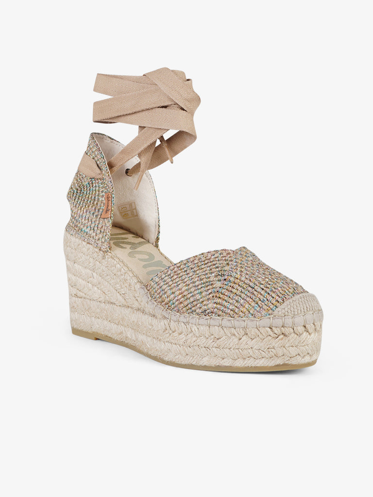 VIDORRETA Espadrillas 27900 Donna Tessuto Beige