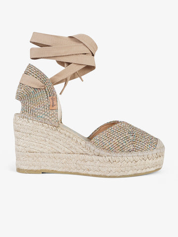 VIDORRETA Espadrillas 27900 Donna Tessuto Beige