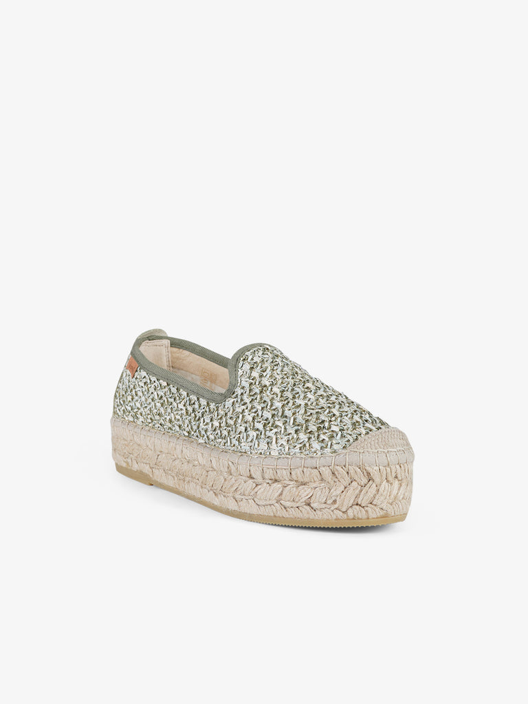 VIDORRETA Espadrillas 74000 Donna Rafia Verde