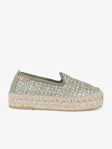 VIDORRETA Espadrillas 74000 Donna Rafia Verde