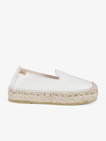 VIDORRETA Espadrillas 74000 Donna Pelle Panna