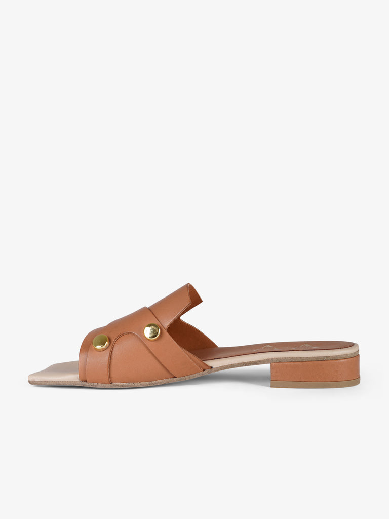 VINCENT VEGA sandali bassi donna ptq20-vidar pelle marrone