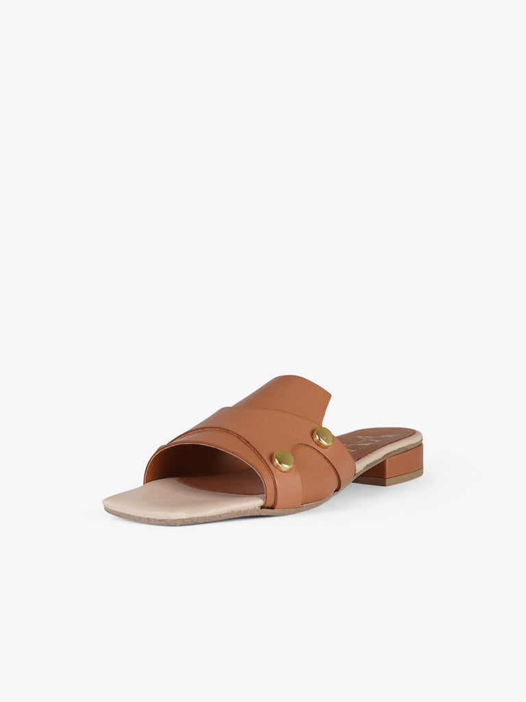 VINCENT VEGA sandali bassi donna ptq20-vidar pelle marrone