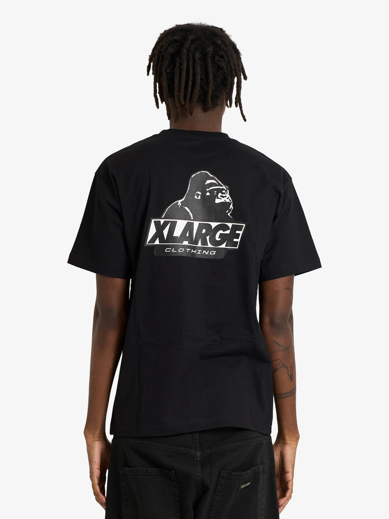 XLARGE t-shirt old og s/s uomo nero cotone