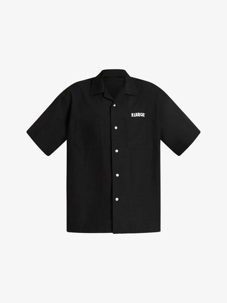 トップス CLASSIC LOGO S/S OPEN COLLAR SHIRT S/S Open Collar Shirt Indigo Stripe by Warehouse & Co