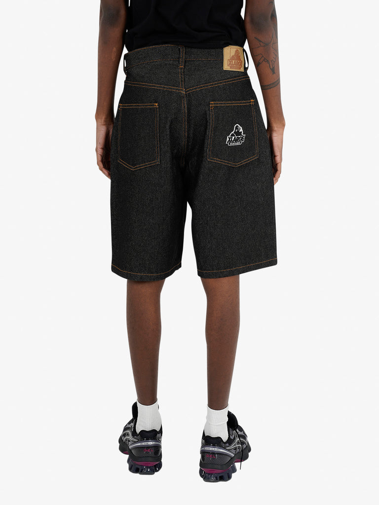XLARGE shorts old og denim uomo nero cotone