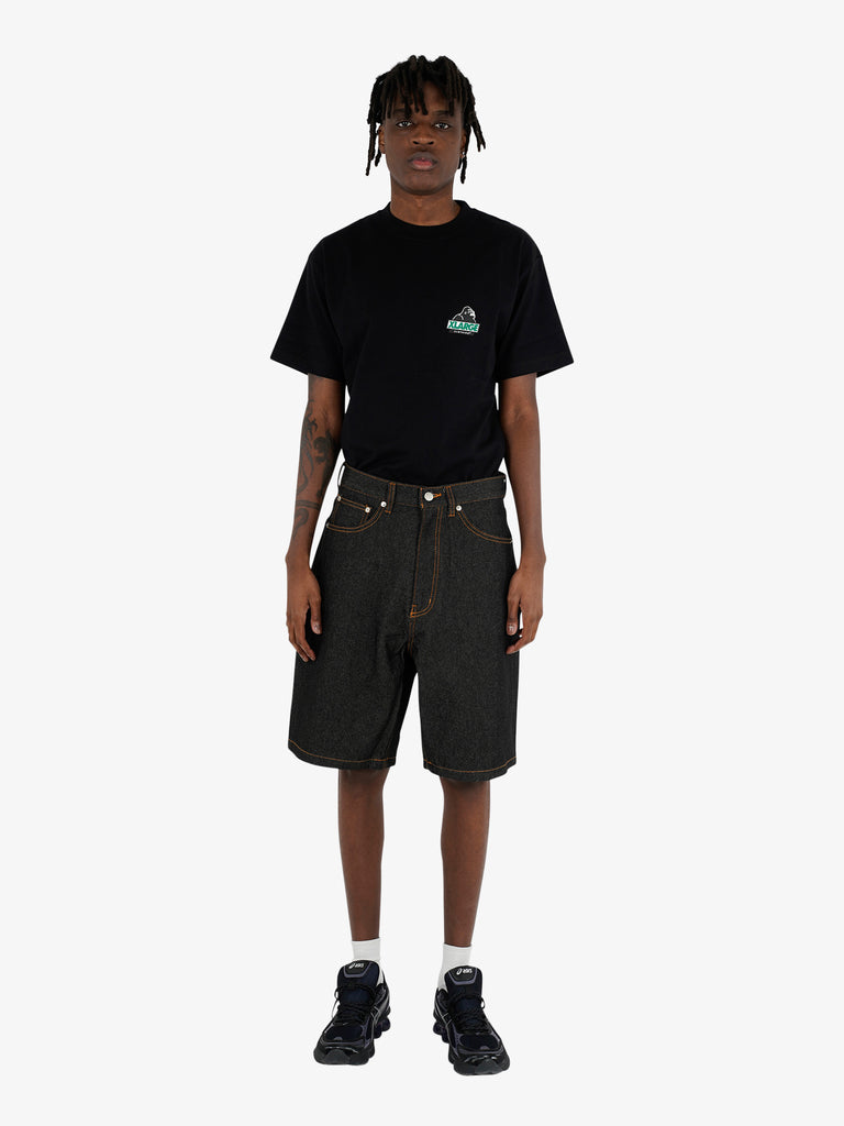 XLARGE shorts old og denim uomo nero cotone