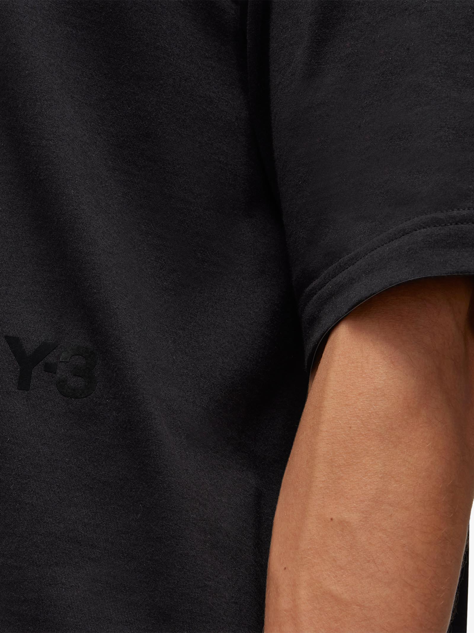 Tシャツ・カットソー Y-3 TSHIRT (IW0071) Y-3 Boxy Short Sleeve Tee T-Shirt Iw0071 Logo Print Black L
