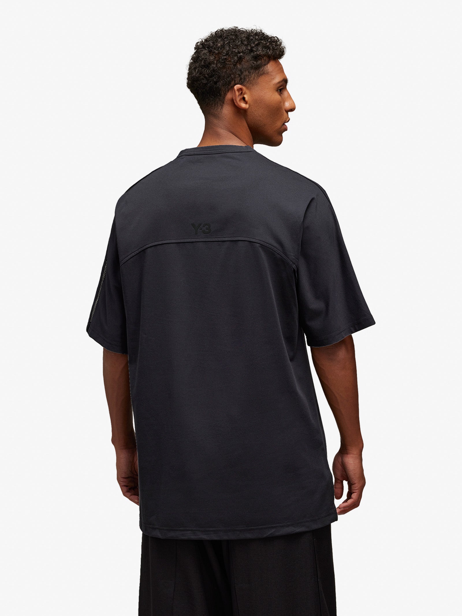 Tシャツ・カットソー Y 3 Men Sweater JL8312 Black Y-3 M MESH 3 SS TEE T-shirt JL8312 Men's Black | Faraone.