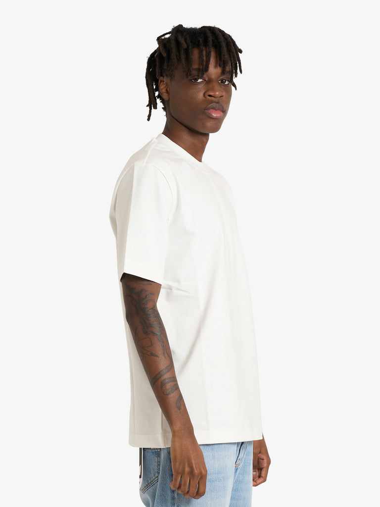 YES LONDON t-shirt regolare uomo bianco cotone