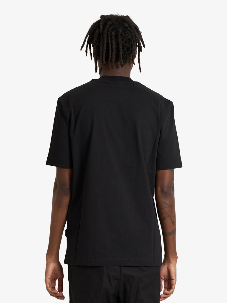 YES LONDON t-shirt regolare uomo nero cotone