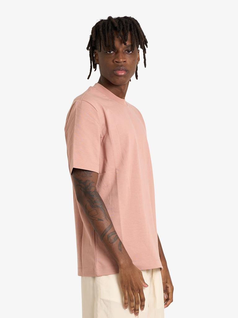 YES LONDON t-shirt regolare uomo rosa cotone