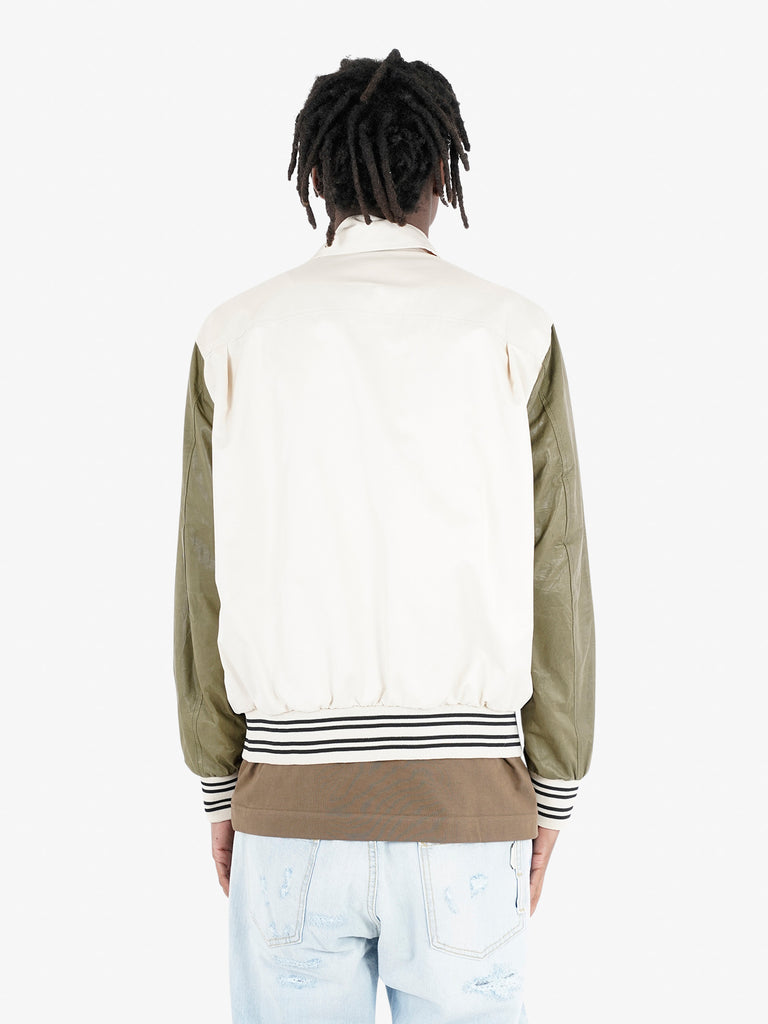 YES LONDON giubbotti elastico in vita uomo panna poliestere