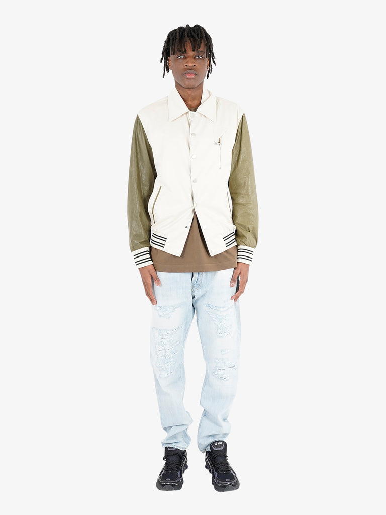 YES LONDON giubbotti elastico in vita uomo panna poliestere