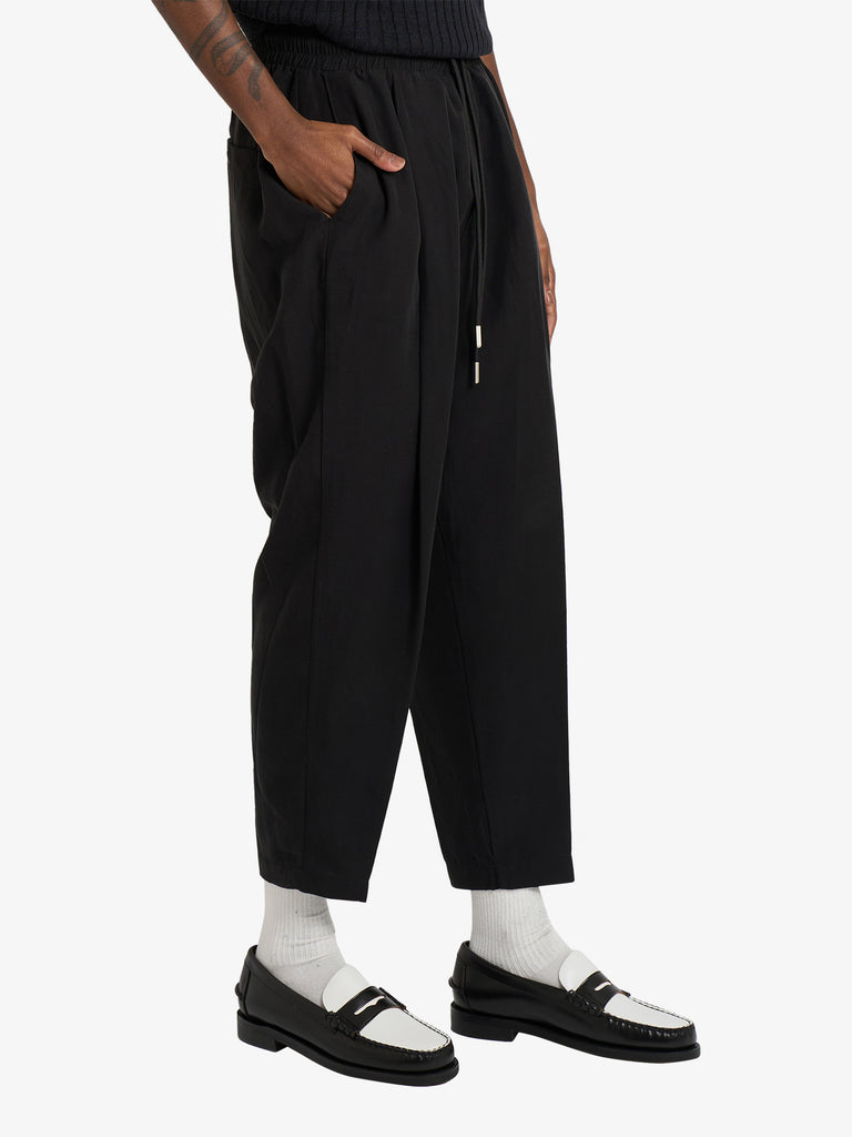 YES LONDON pantalone con coulisse uomo nero