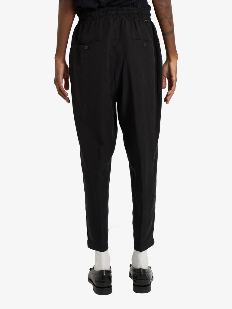 YES LONDON pantalone con coulisse uomo nero