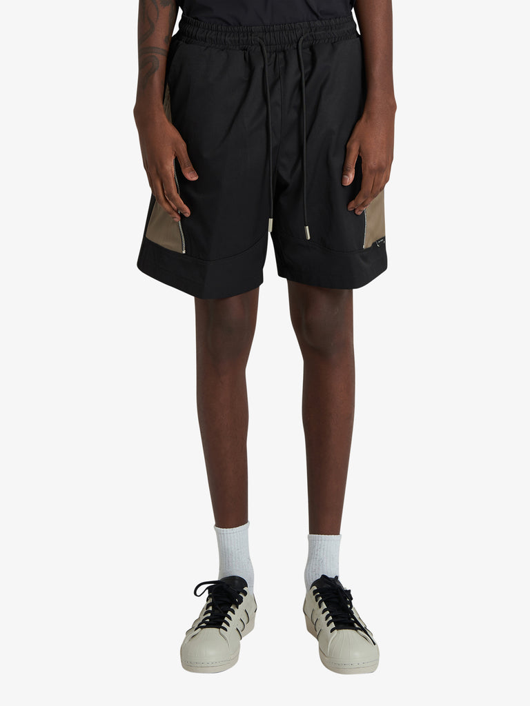 YES LONDON bermuda con elastico uomo nero cotone