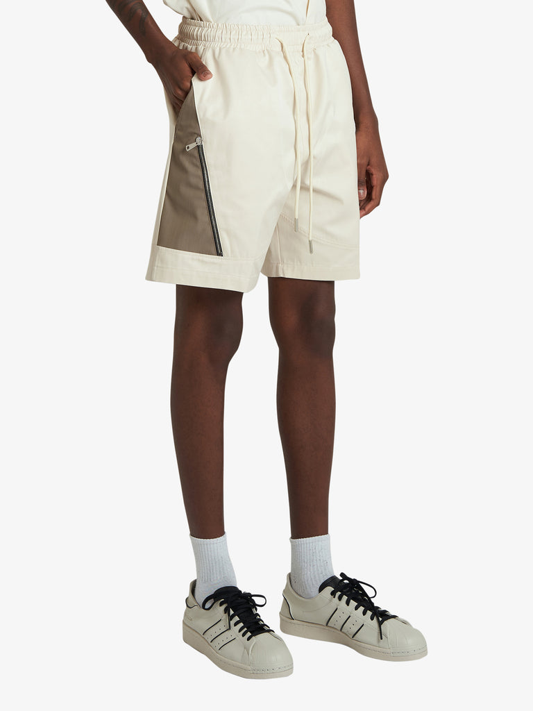 YES LONDON bermuda con elastico uomo panna cotone