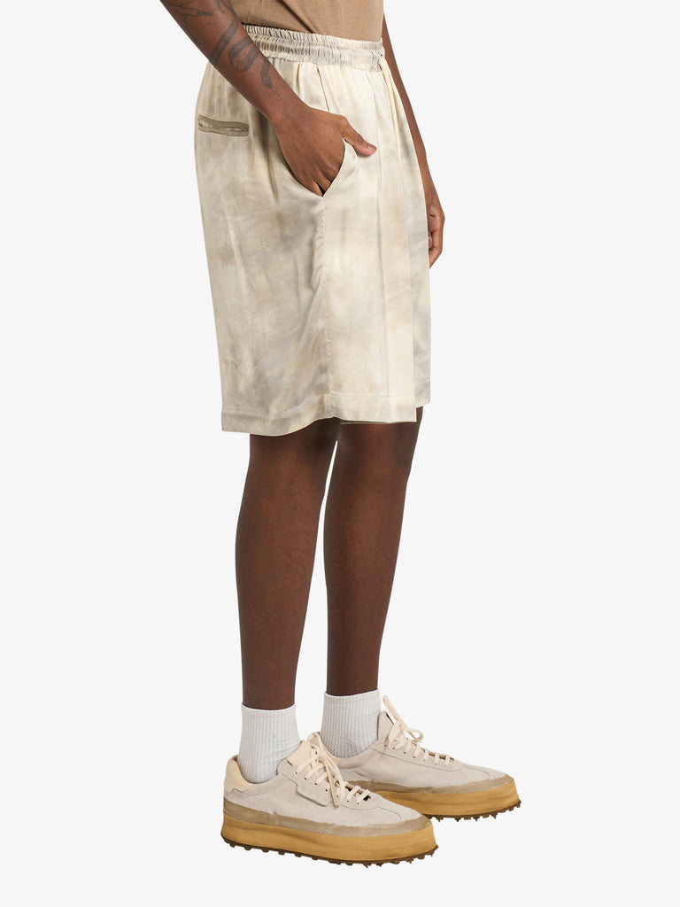 YES LONDON bermuda con stampa uomo beige viscosa