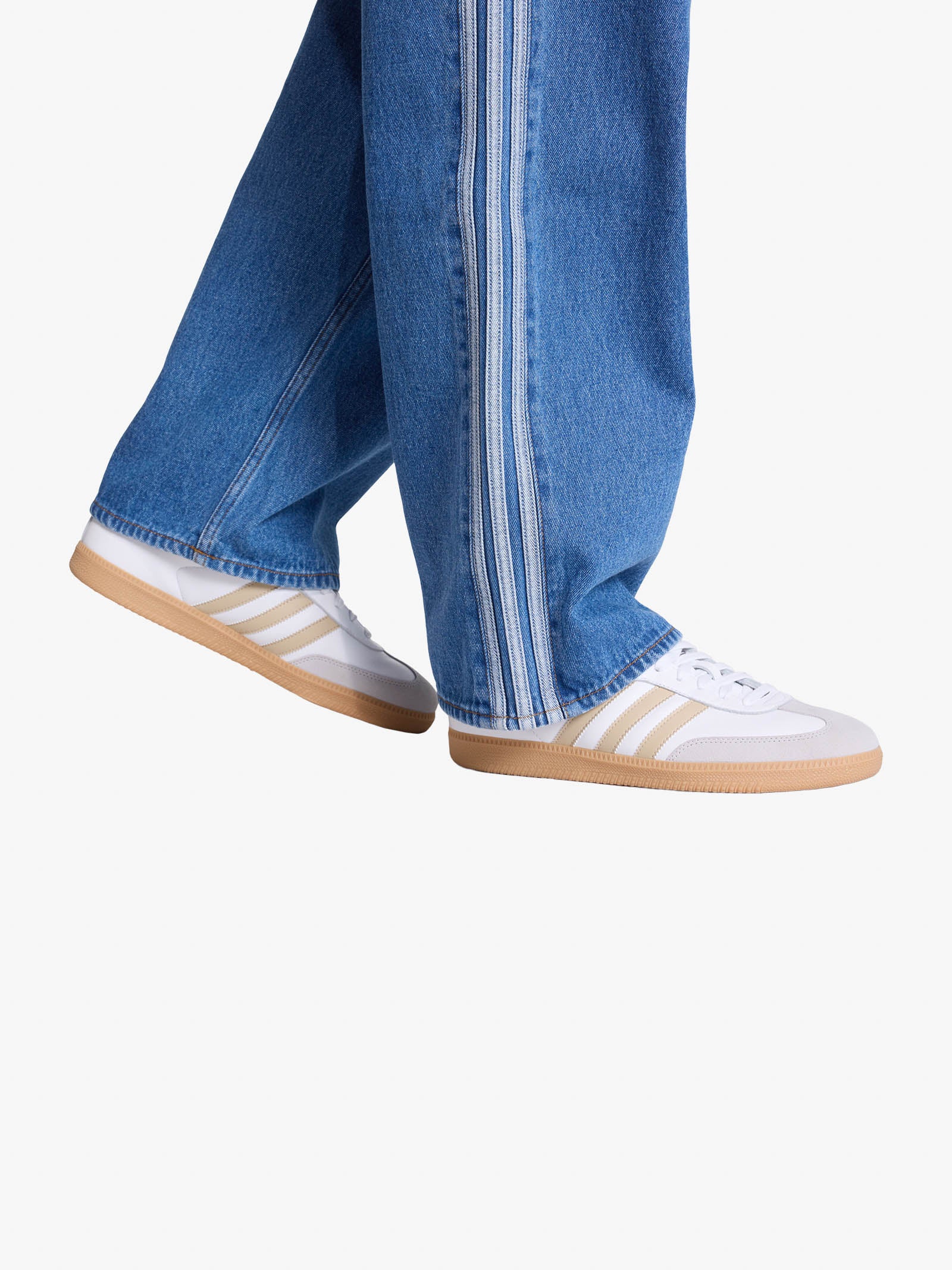 ADIDAS adicolor firebird men's denim cotton jeans