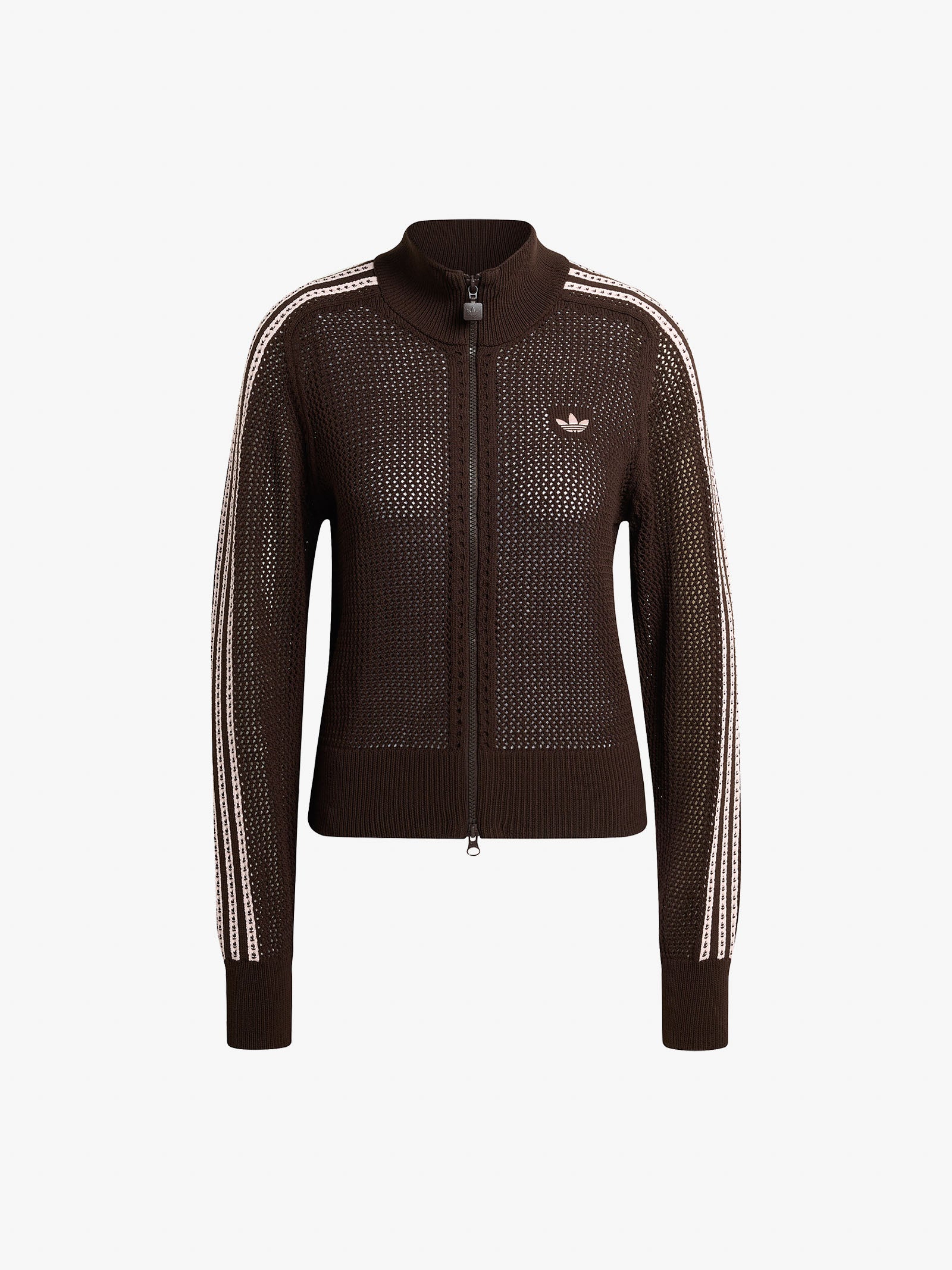 ADIDAS firebird crochet women's brown crewneck sweatshirt