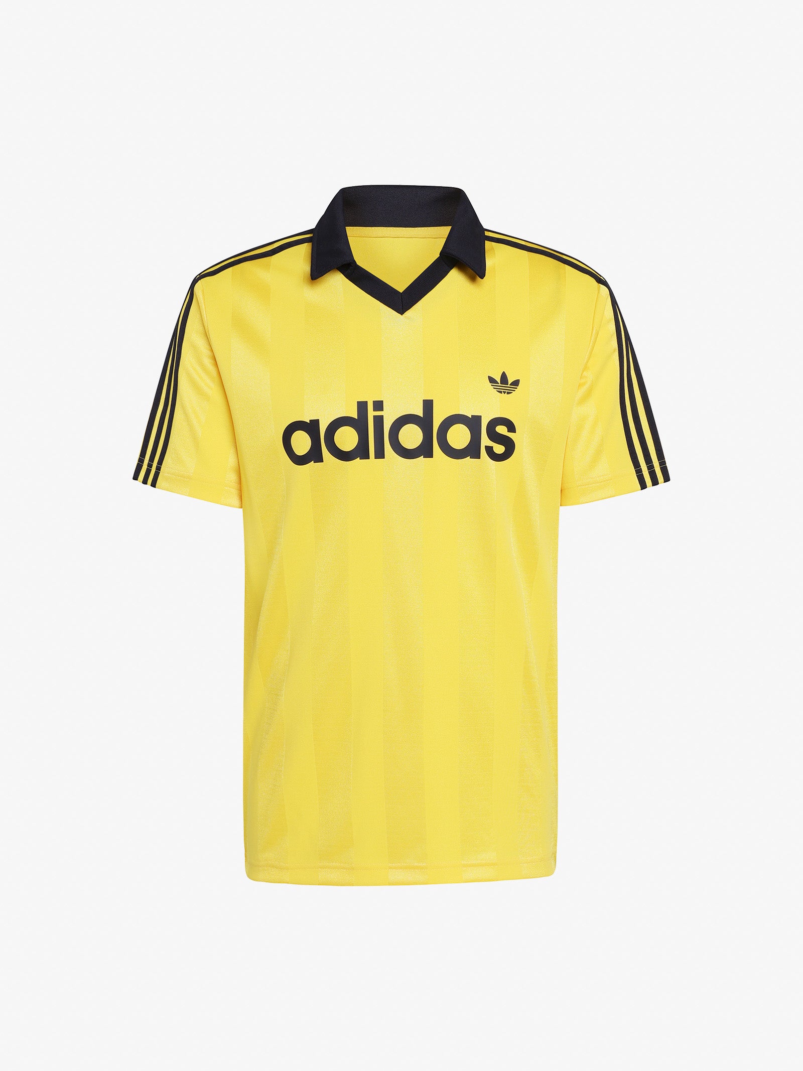 ADIDAS yellow men's 3 stripes t-shirt