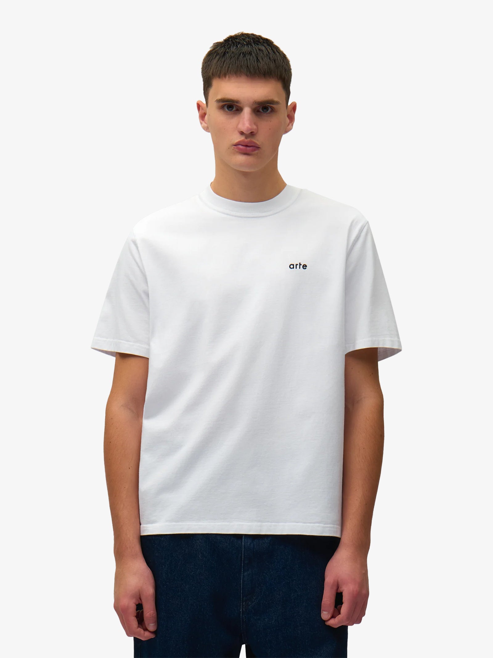 ARTE ANTWERP t-shirt back poster man white