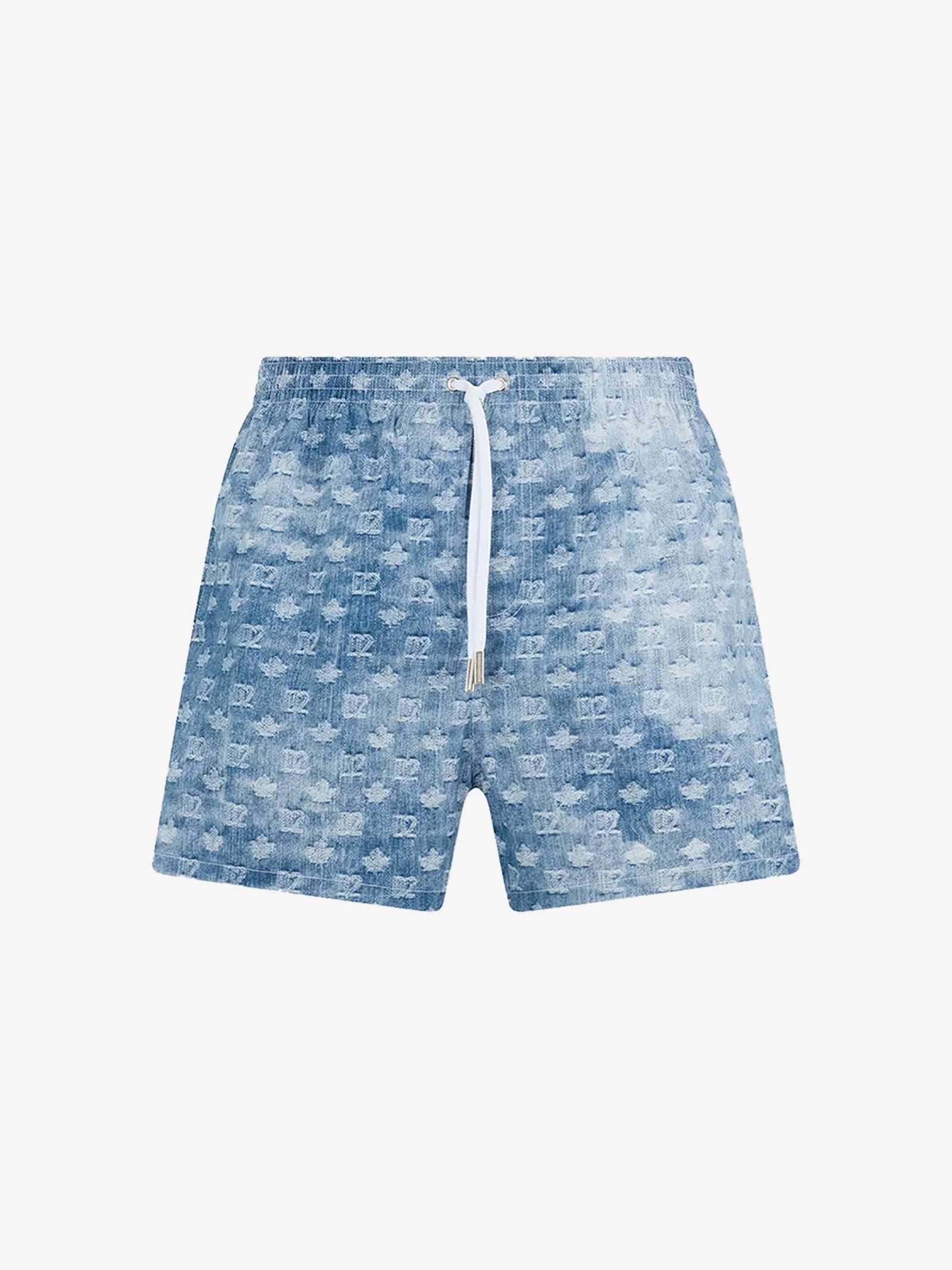 DSQUARED2 blue men's print swimsuit