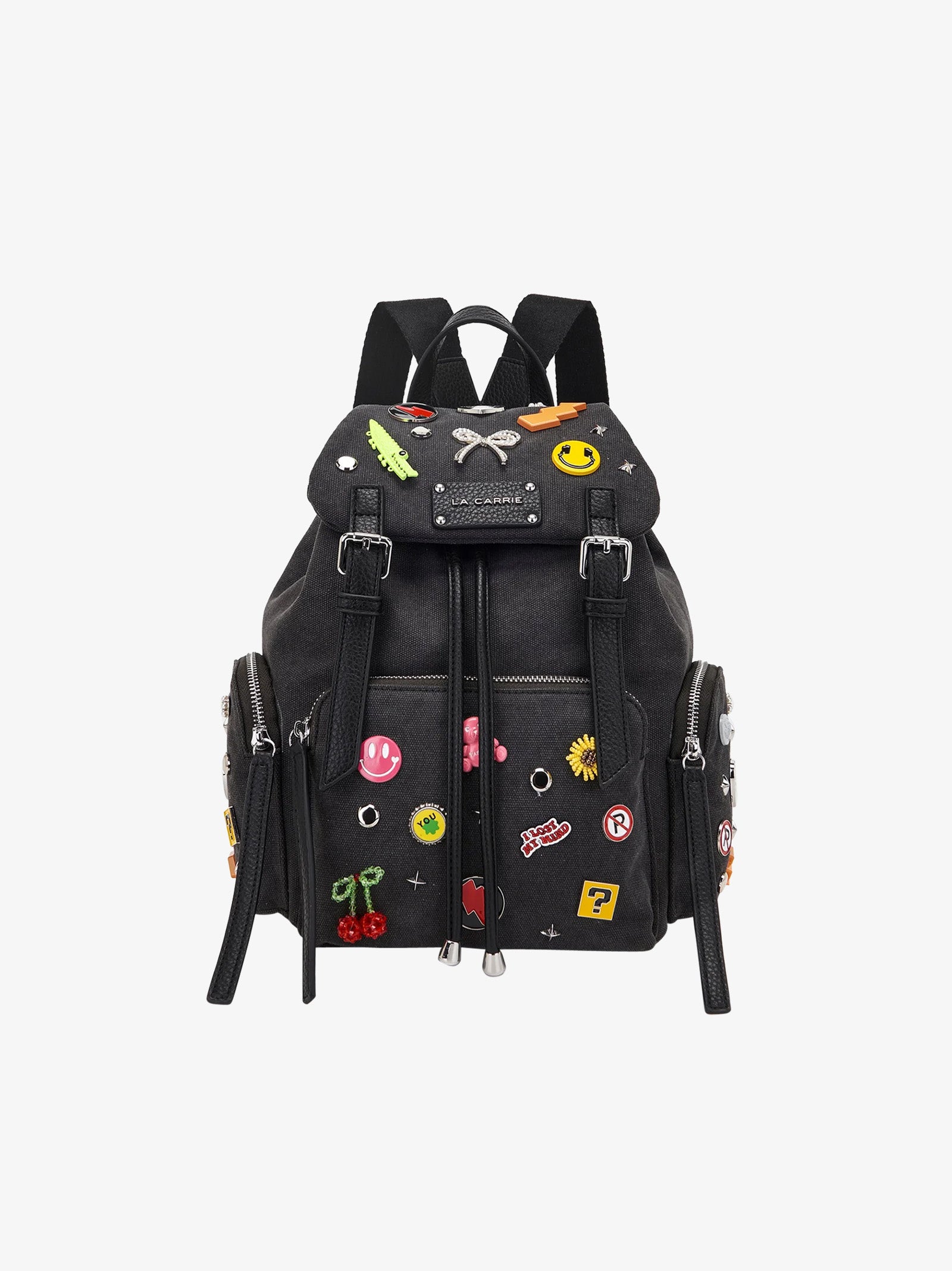 la gear rucksack LA CARRIE schwarzer Pins Damenrucksack