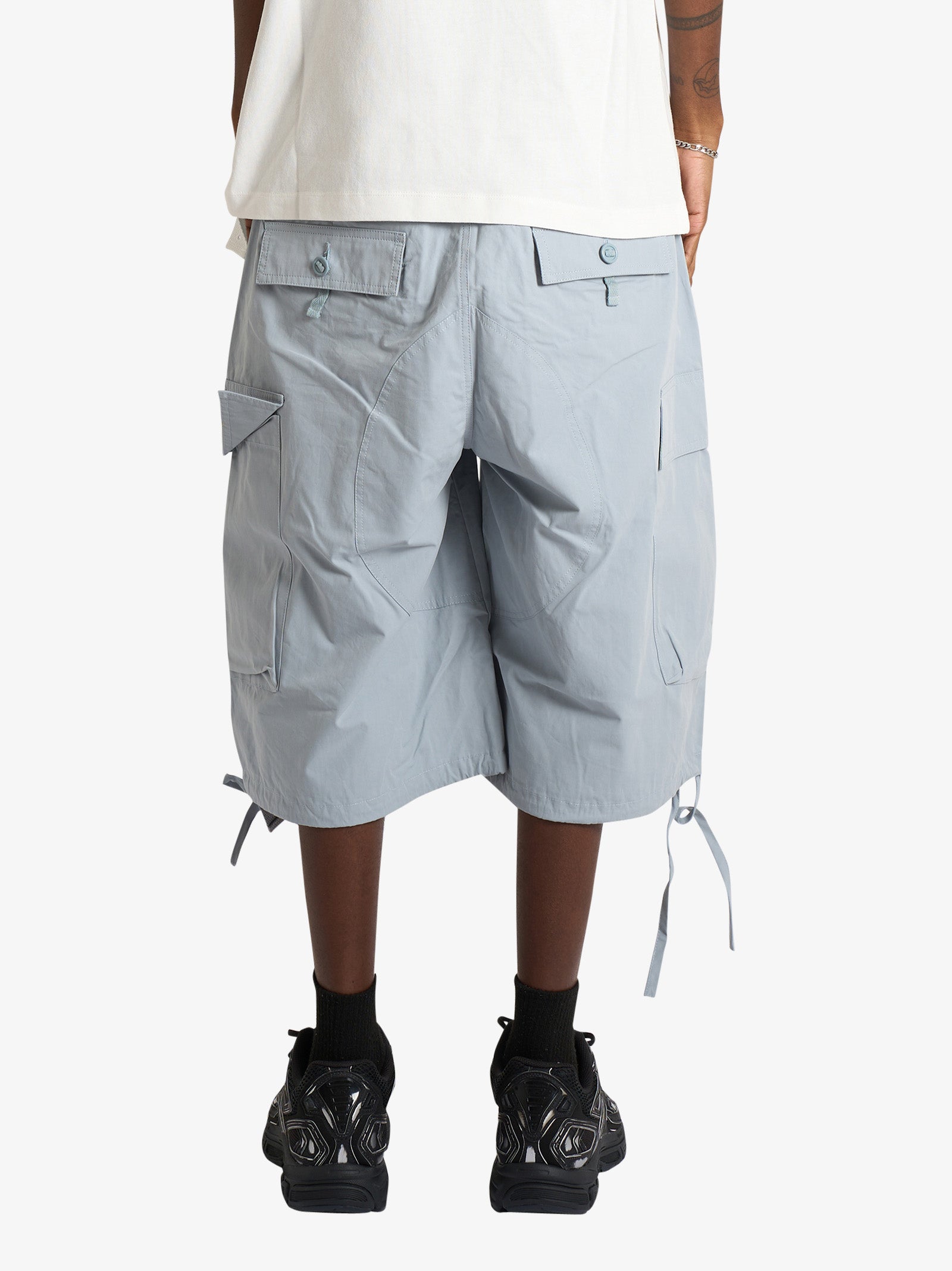 OAMC PEACEMAKER shorts fatigue blue man