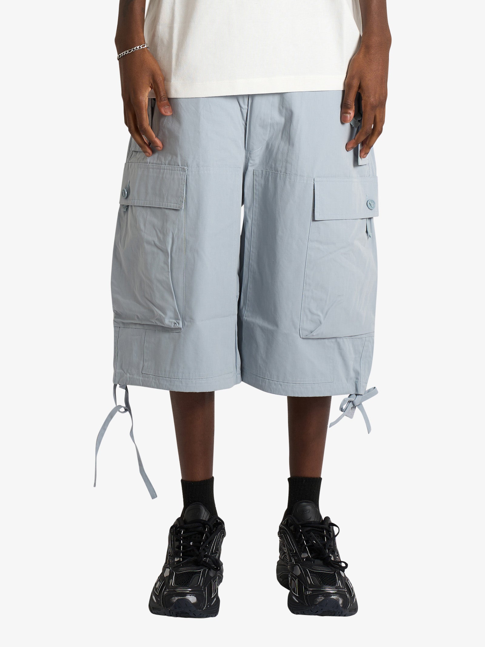 OAMC PEACEMAKER COMBAT SHORT ハーフパンツ OAMC PEACEMAKER shorts fatigue blue man