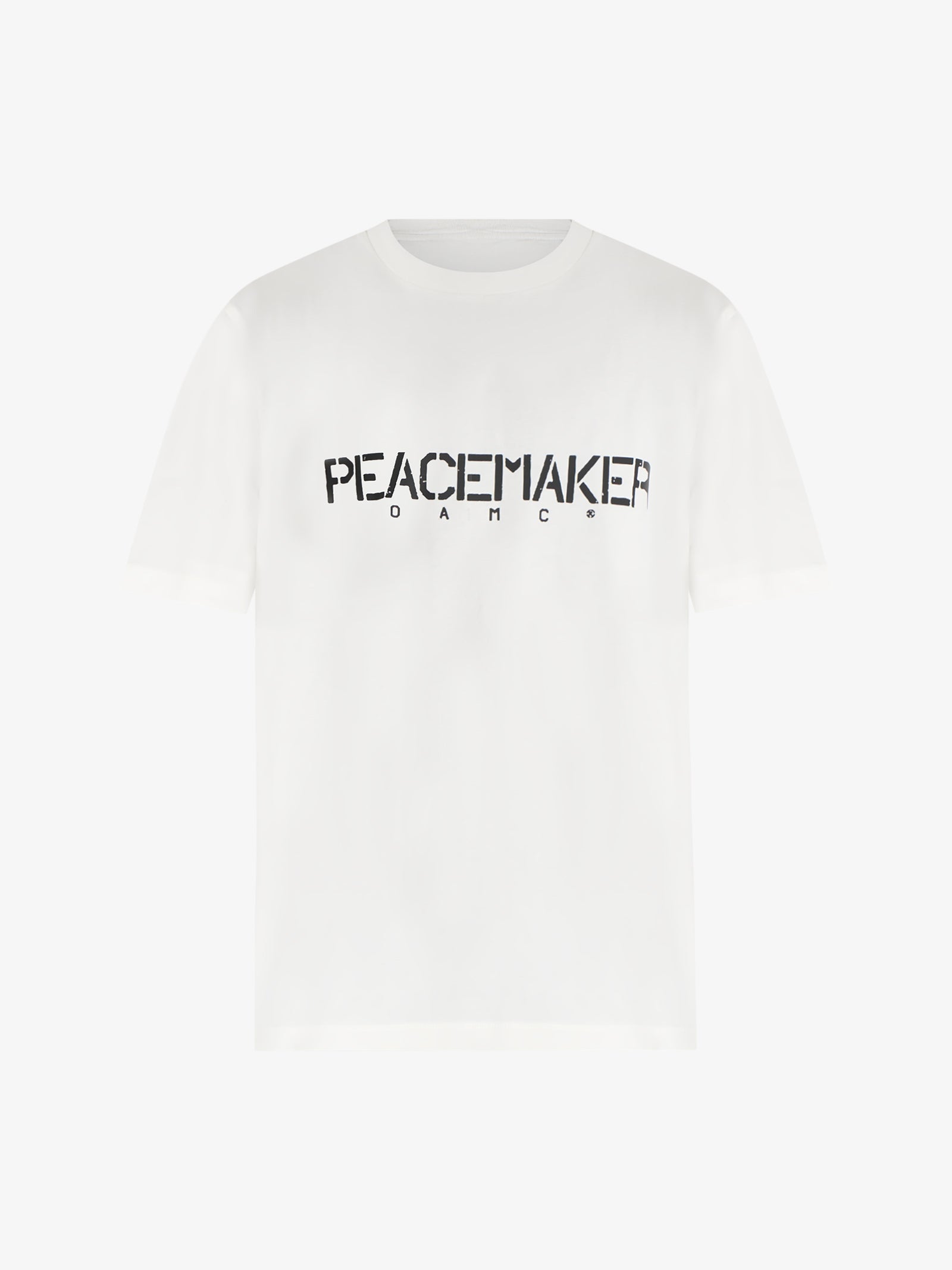 OAMC PEACEMAKER t-shirt regular tee stencil print man white
