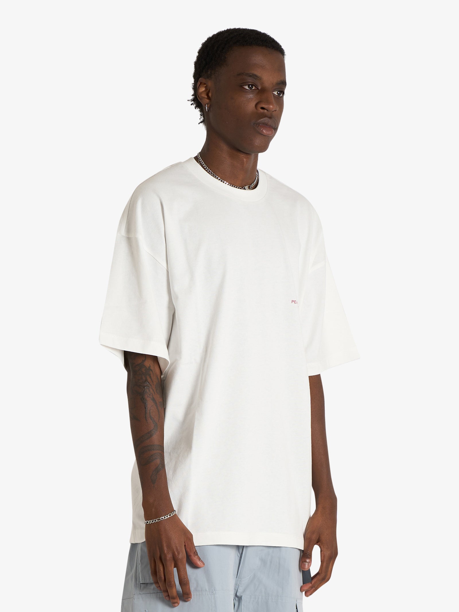 OAMC PEACEMAKER t-shirt regular tee stencil print man white