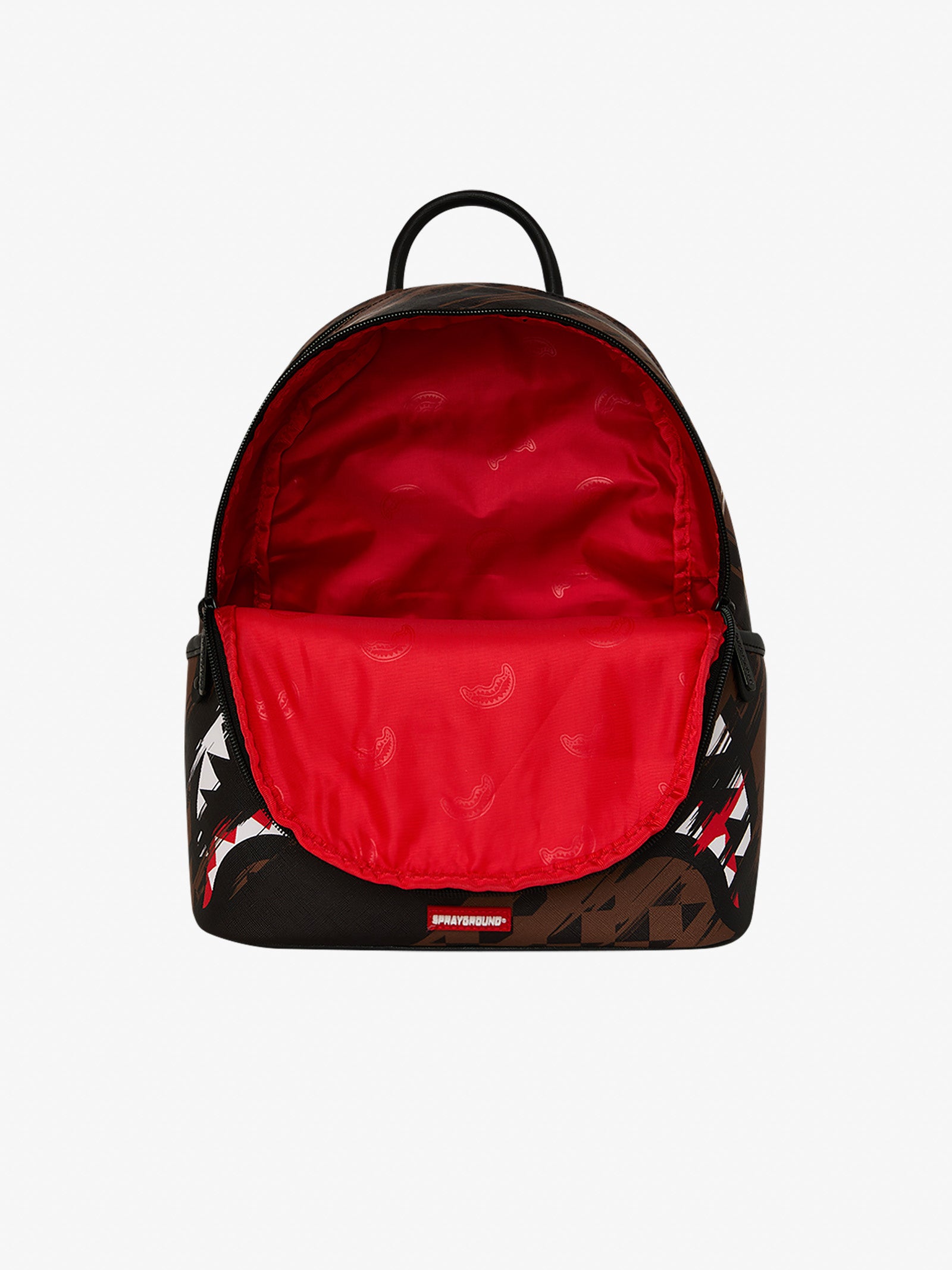 SPRAYGROUND smeared grunge savage backpack 910b8964nsz brown pvc