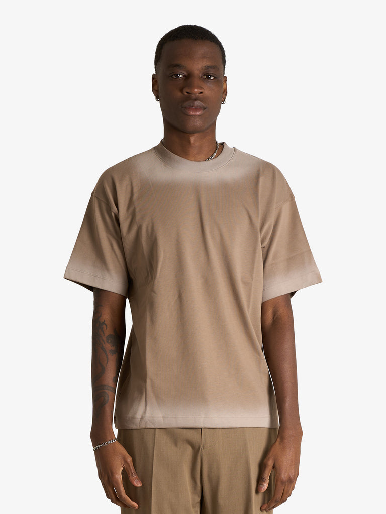 SSEINSE beige men's degrade t-shirt
