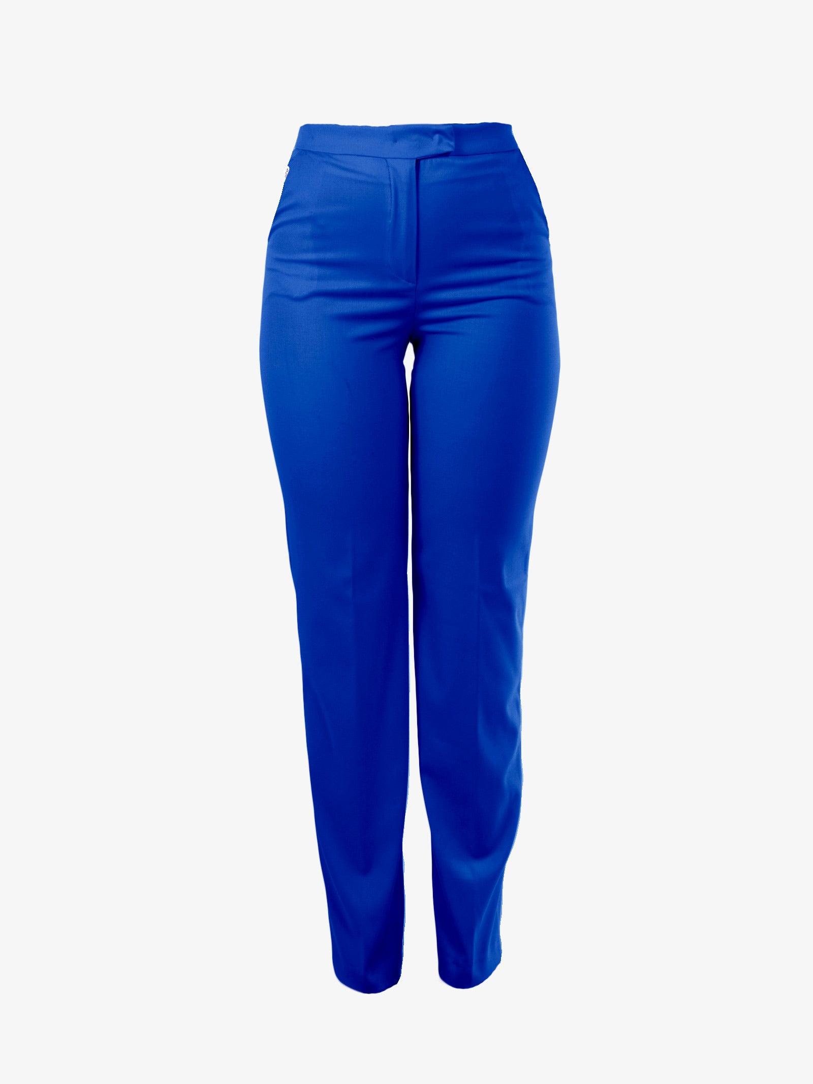 JIJIL Pantalone a vita alta donna blu