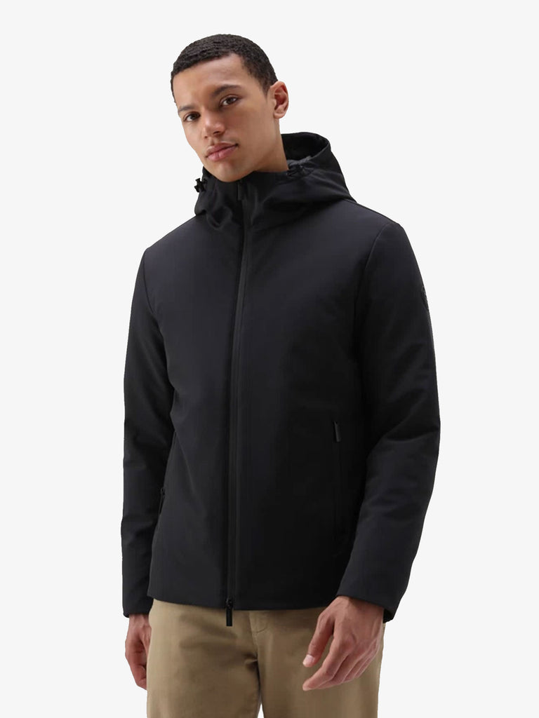 WOOLRICH Giacca Uomo Pacific in Softshell Faraone.