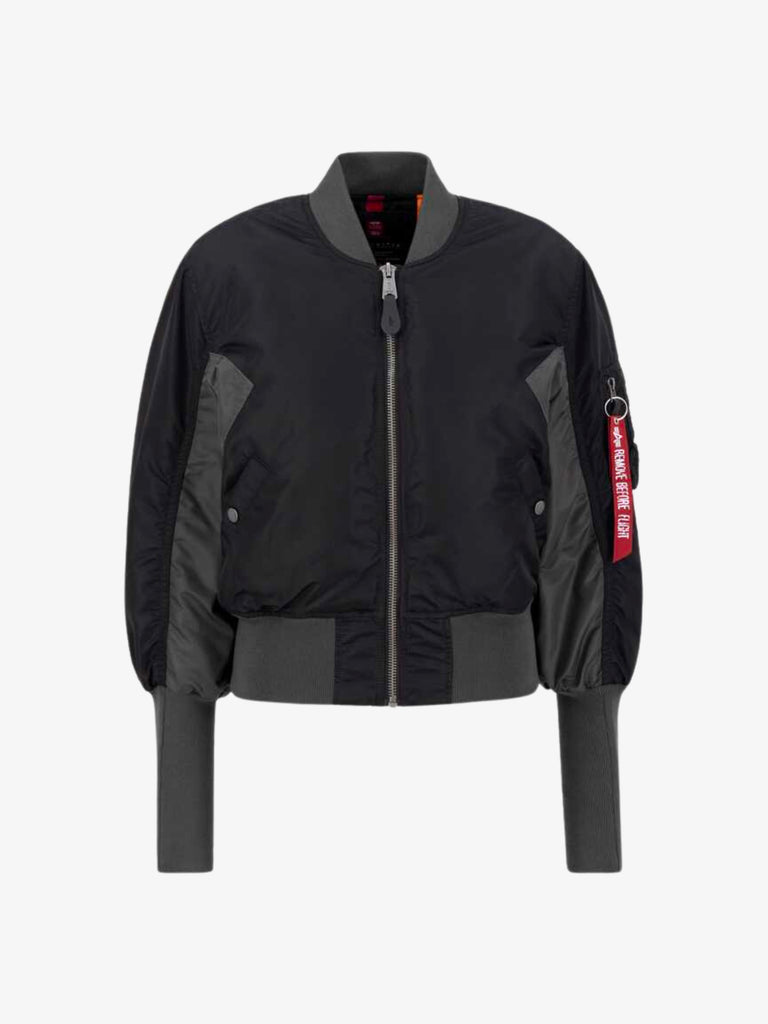 ALPHA INDUSTRIES Bomber MA-1 Cyber 10800803 donna nero