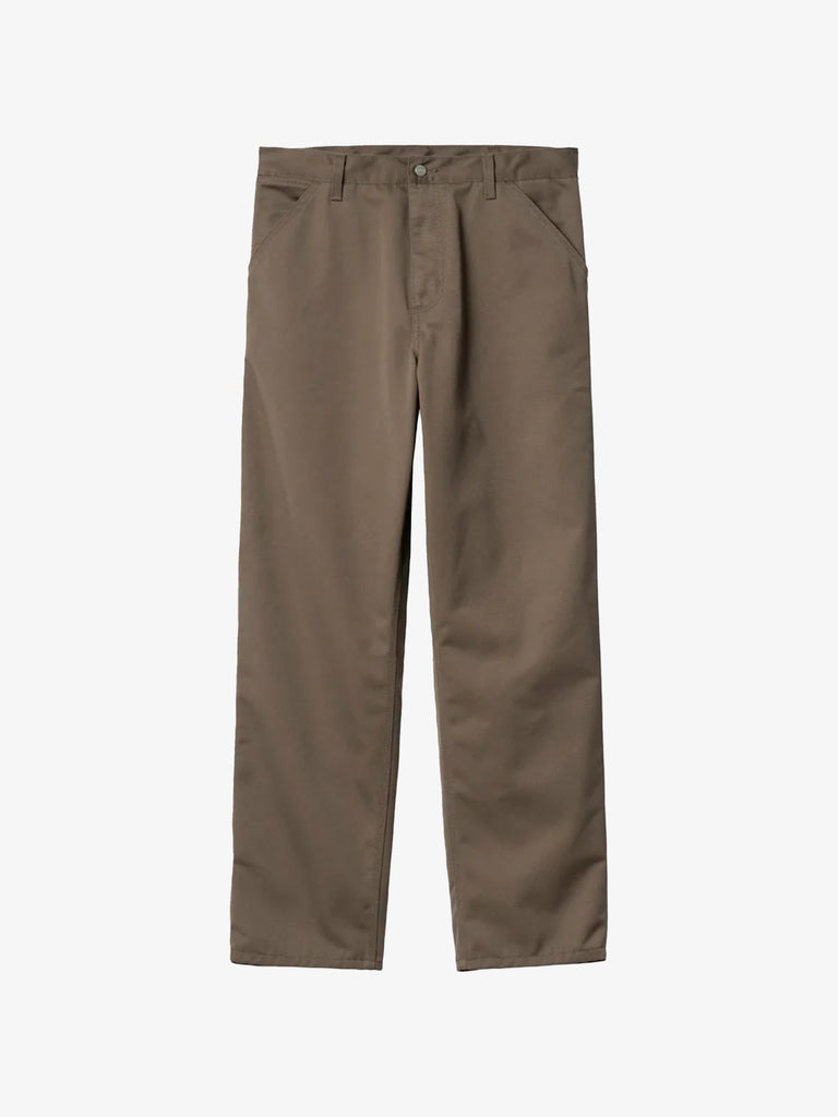 CARHARTT WIP Pantalone Simple I020075_1NI_02 uomo in twill di cotone grigio