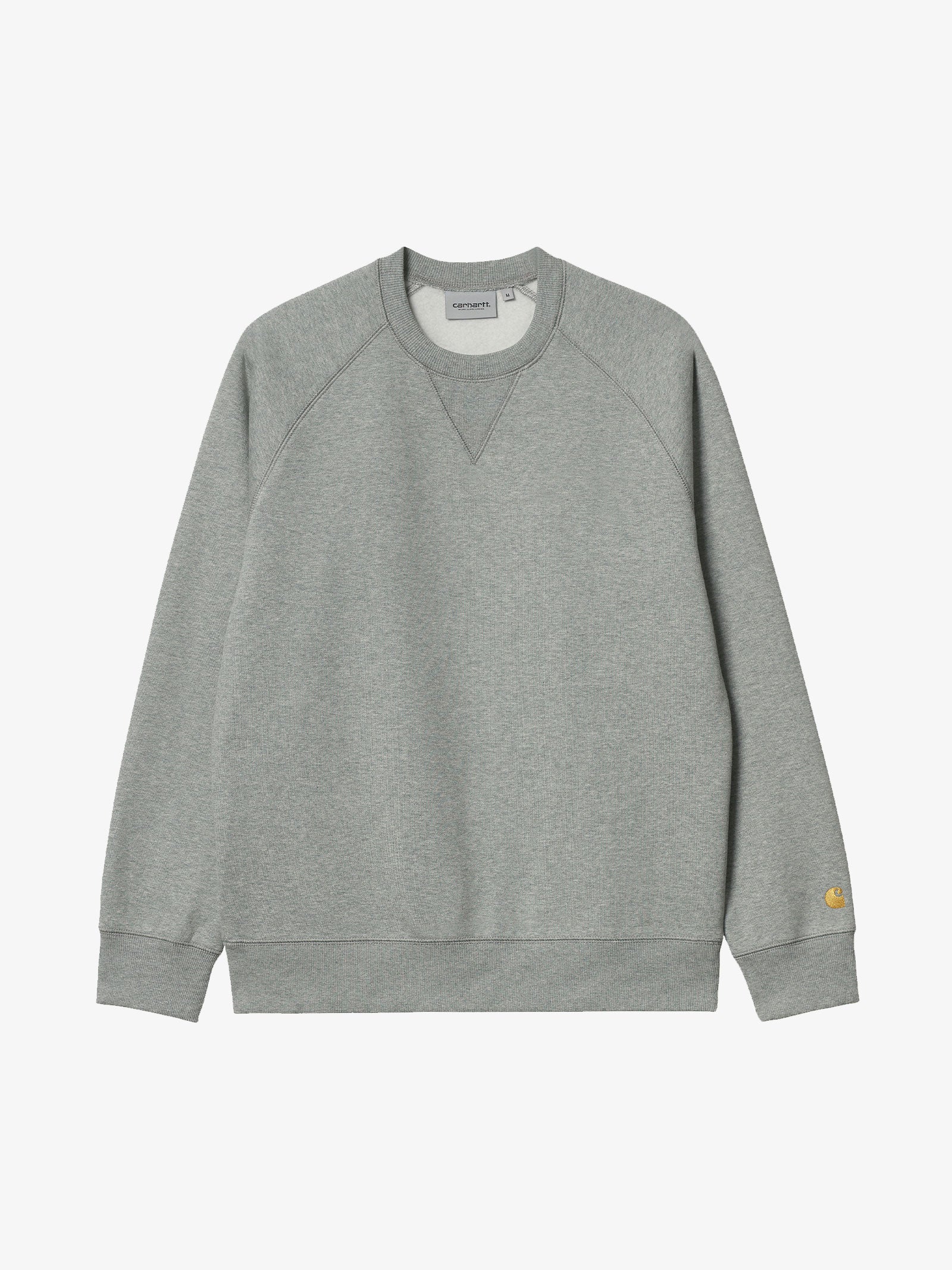 CARHARTT WIP Felpa girocollo Chase Sweat uomo grigia