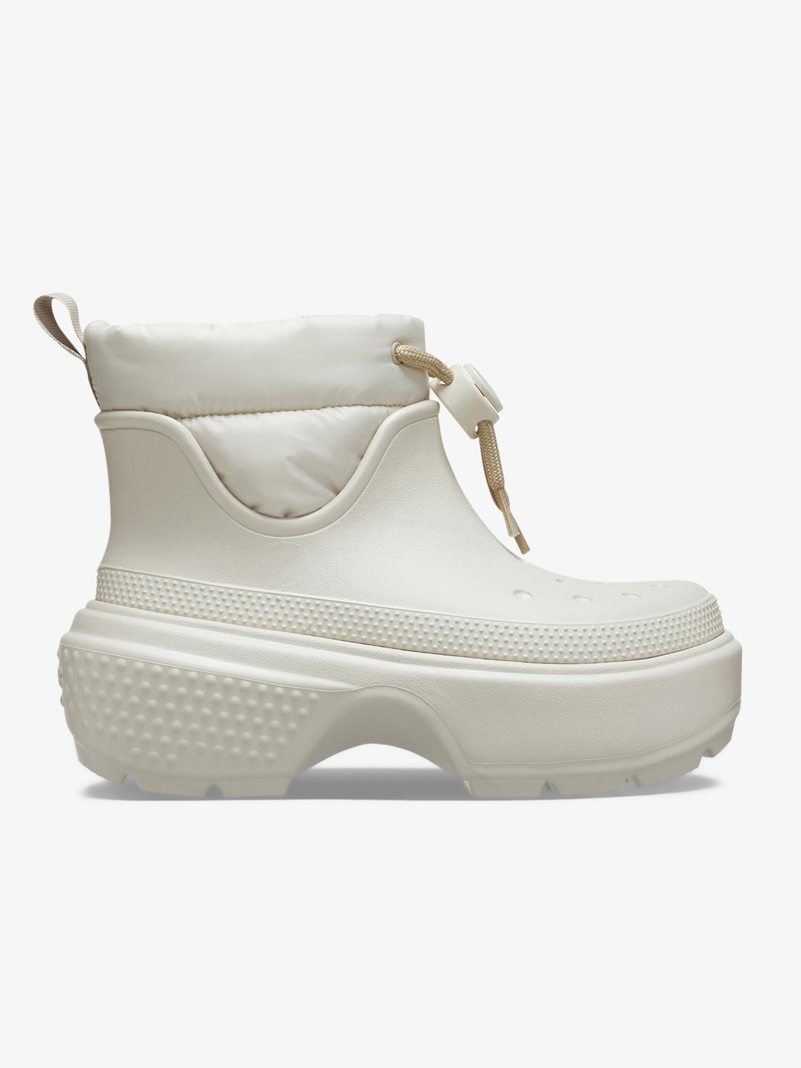 CROCS Stivaletto Stomp Puff Boot 209324 bianco