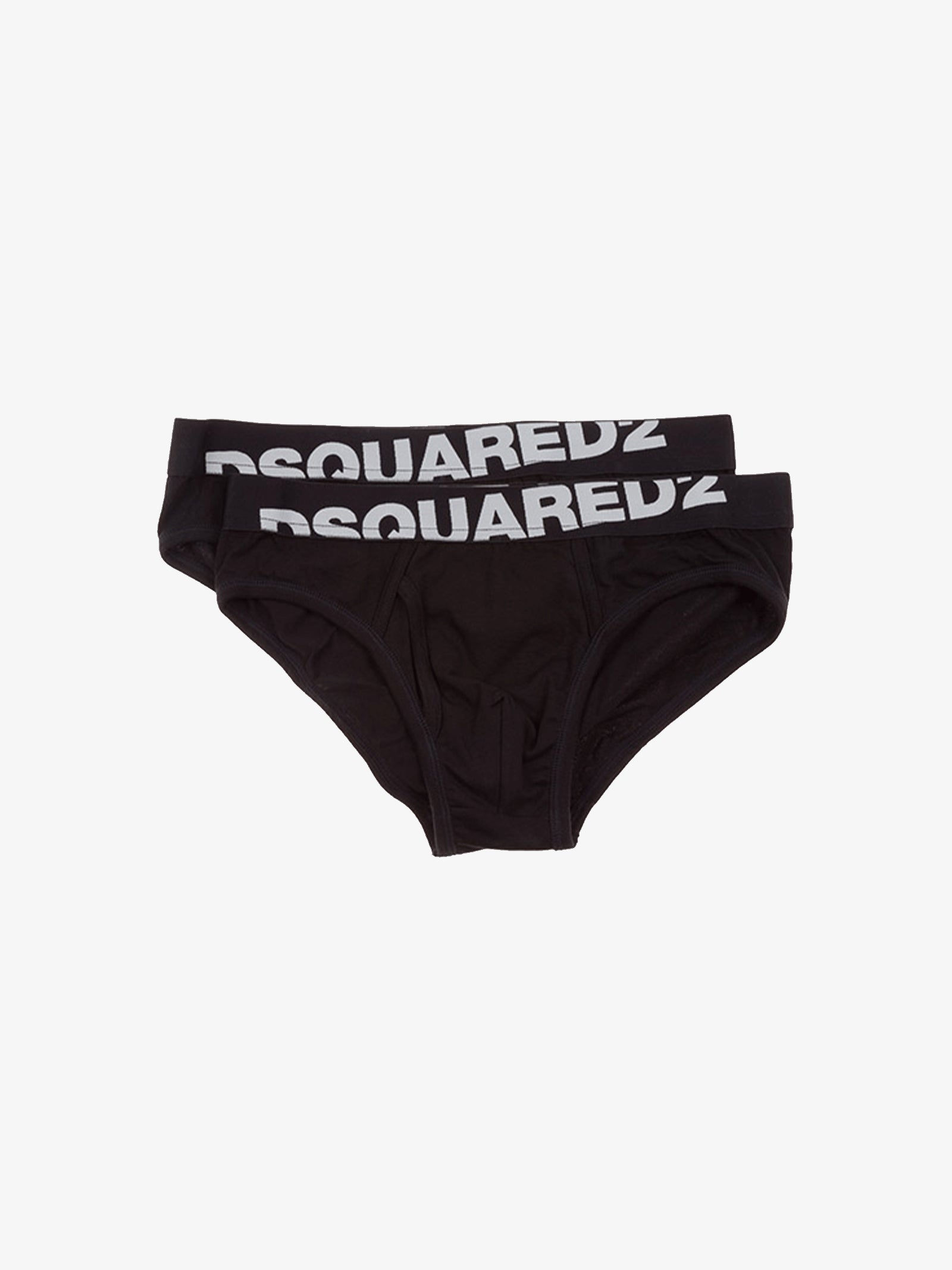 DSQUARED2 Slip uomo nero con maxi logo