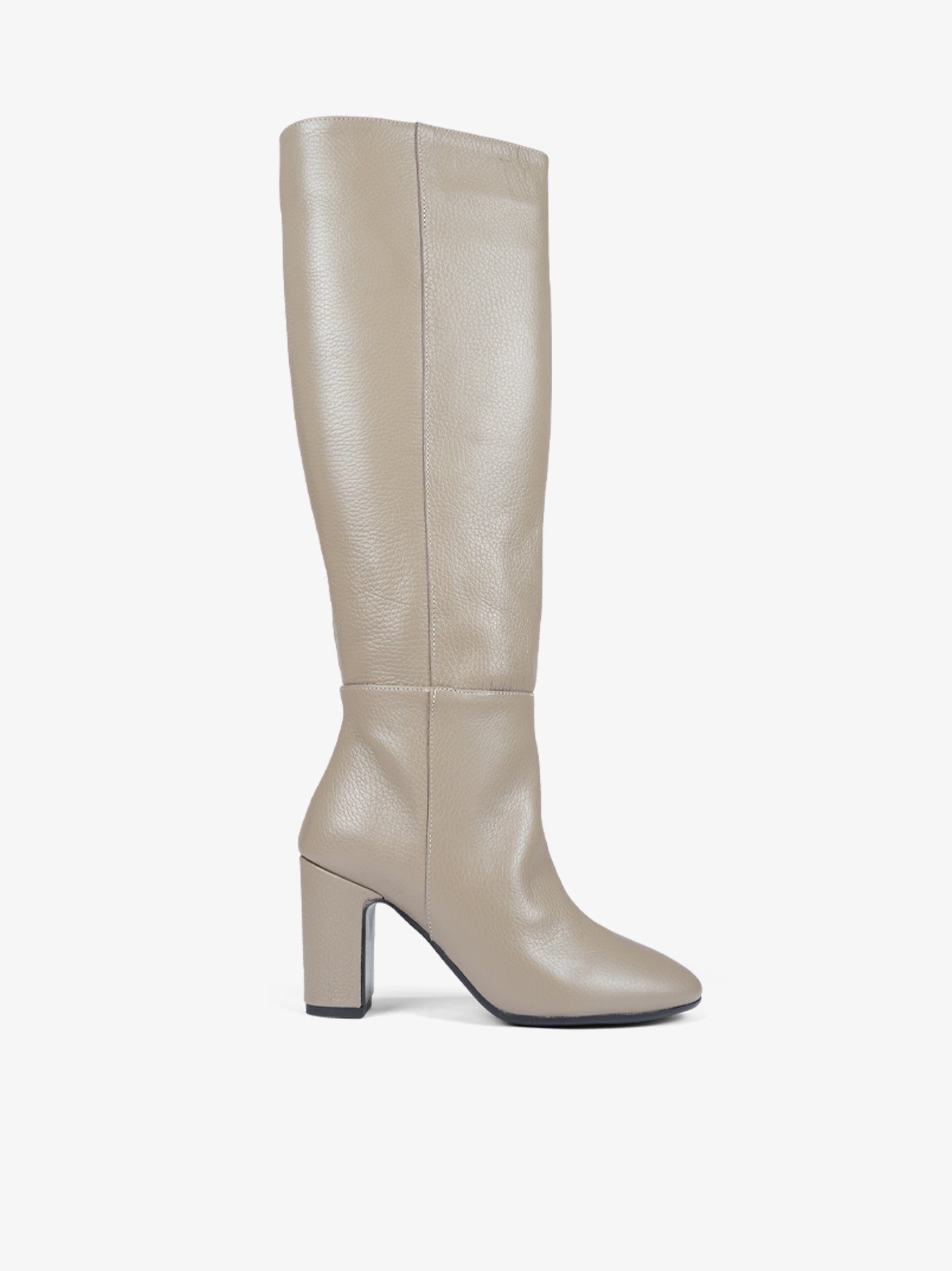 ISABEL FERRANTI Stivale CAS1 donna in pelle bottolata beige