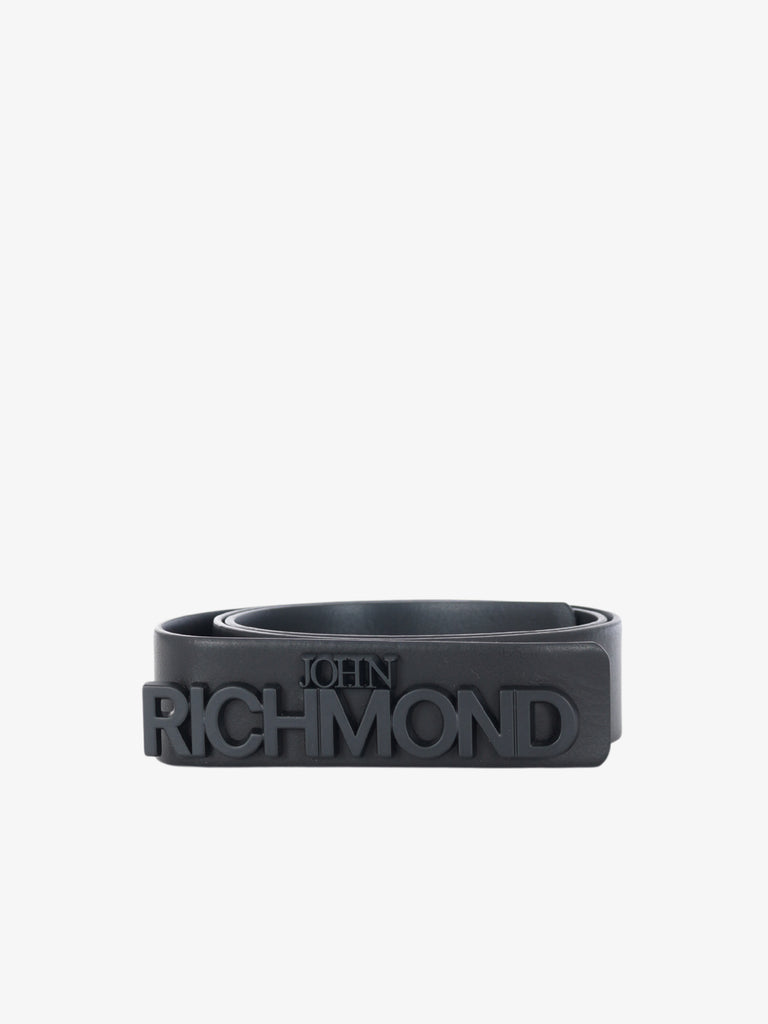 JOHN RICHMOND Cintura JR-C106W donna in vera pelle nero/nero