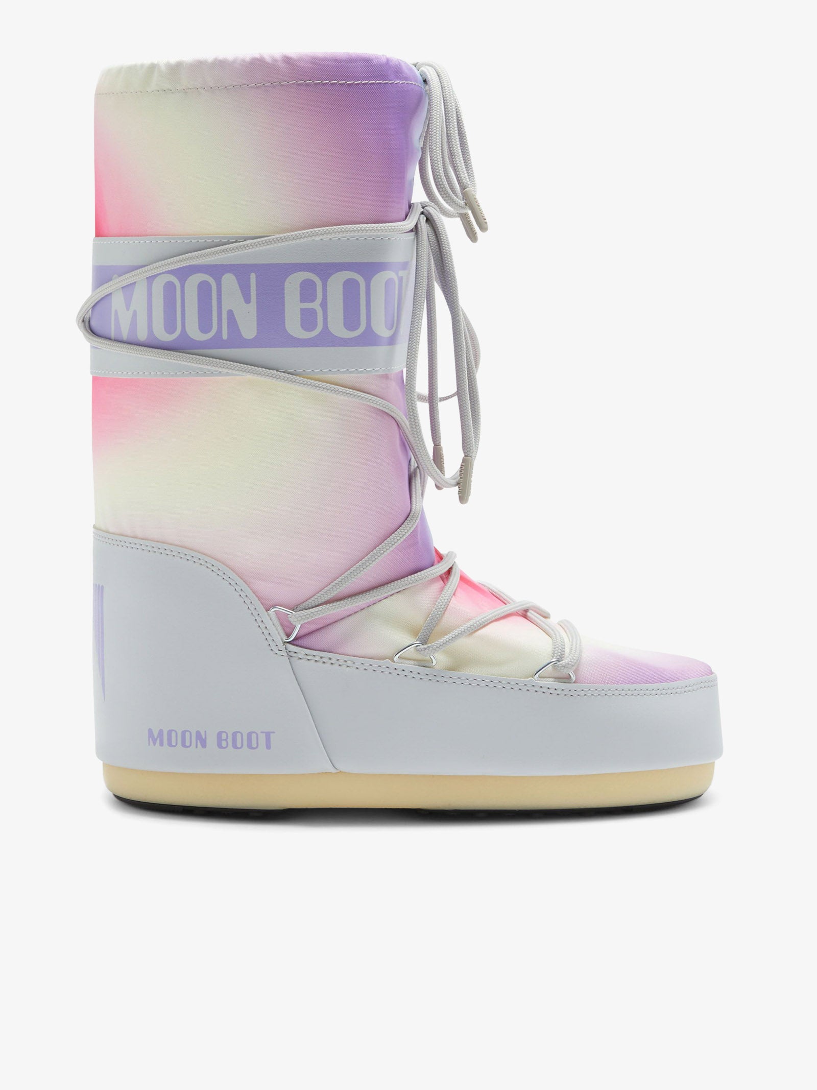 MOON BOOT Stivali Icon Tie-Dye donna 002 ghiacciaio grigio