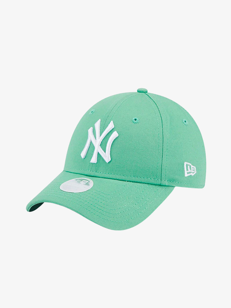 New Era 9FORTY NY Cap in Light Green with White Logo