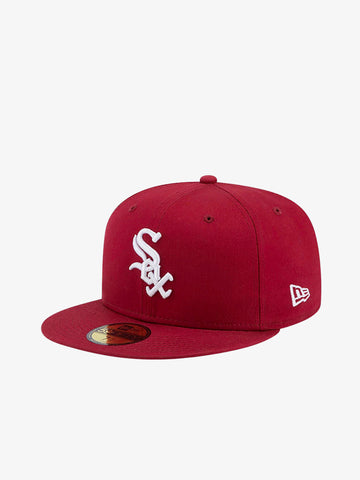 NEW ERA Cappello 59FIFTY Fitted Chicago White Sox League Essential uomo rosso